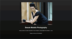 Desktop Screenshot of beautemodels.com